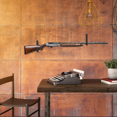 Metal Gun Rack Storage Rifles Shotgun Hooks Wall Mount Hangers for Any Rifles Shotguns Archery Bow with Soft Padding and Heavy Duty Steel… in Saudi Arabia