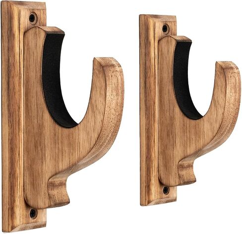 DGWJSU Gun Rack for Wall, Real Wood Shotgun & Rifle Wall Mount | Gun Rack Wall Mount, Holder Display for Sword Bow Firearm, Vintage Gun Holder Hangers for Gun Safe As Gifts for Men in Saudi Arabia