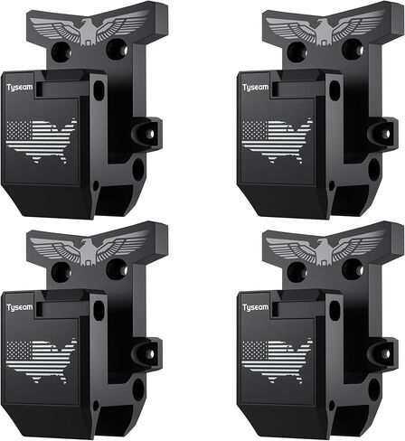 حامل حائط AR لبندقية 223/5.56 + مجلة، حامل حامل جداري لبندقية AR15، ملحقات AR مع مادة PA قوية وصلبة in Kuwait