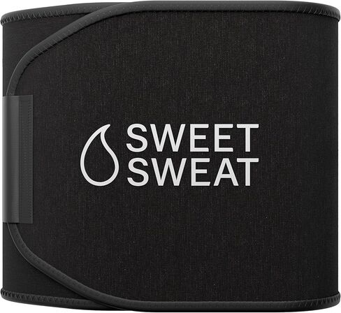 Sports Research Sweet Sweat Waist Trimmer Extra-Coverage (XC) - Premium Fitness Belt w/More Waist Coverage for a Better Sweat - Pink (Small) in Saudi Arabia