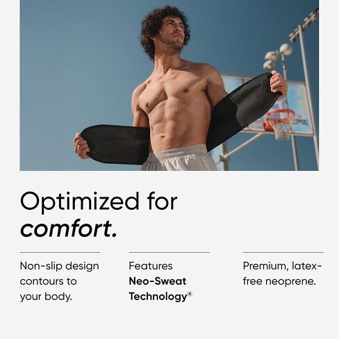 Sports Research Sweet Sweat Waist Trimmer Extra-Coverage (XC) - Premium Fitness Belt w/More Waist Coverage for a Better Sweat - Pink (Small) in Saudi Arabia