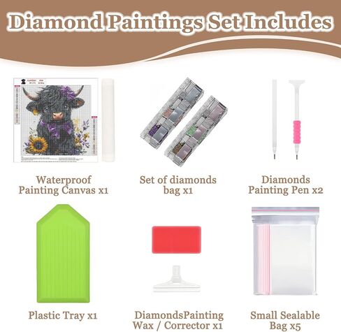 MAXBYE Dachshund Family in Rain Diamonds Painting Kit for Adults. Blue Umbrella and Street Lamp Diamond Art for Beginners, Dog Diamond Art Perfect for Home Decor 12 x 12in in Saudi Arabia