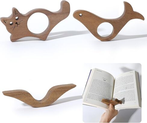 3PCS WALNUT BOOK Thumb Page Set Cat Dog Bird BAT BANDMARK HEART WOOD THUMB HISMARDS HIRDAY HISTRESION in Kuwait
