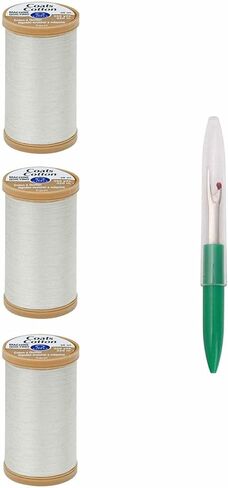 Coats & Clark Sewing Thread Machine Quilting Pure Egyptian Cotton Thread 350 Yards (3-Pack) Pink S975-1210-3P with Seam Ripper in Saudi Arabia