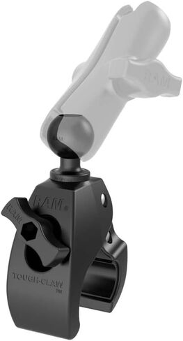 RAM Mounts RAP-B-404U Tough-Claw Medium Clamp Base with B Size 1" Ball for Rails 1" to 1.875" in Diameter in Saudi Arabia