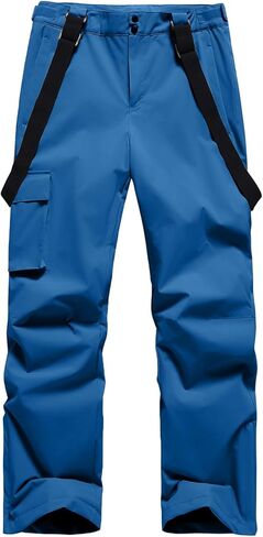 سراويل YEEFINE الرجالية للتزلج على الجليد معزولة ومقاومة للماء على الجليد، صدريات بمقاس عادي in Kuwait