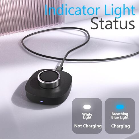 شاحن لـ Oura Ring 4/ سيراميك - مقاس 7 - قاعدة شحن سريعة مع كابل USB-C بطول 3 أقدام، قاعدة شحن بديلة سريعة متوافقة مع Oura Ring Gen 4 in Saudi Arabia