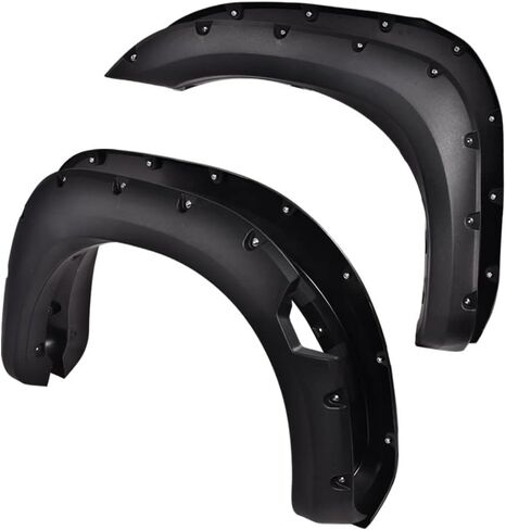 Pit66 Fender Flare ، متوافق مع 2014-2020 سائق Nissan Rogue الأمامي وجانب الراكب من البلاستيك الأسود 2pcs #638609ta1a in Kuwait