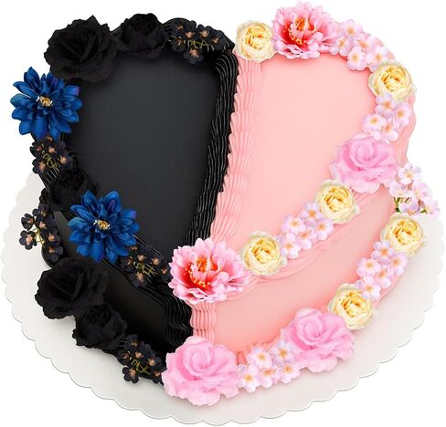 30 Pcs Wildflower Cake Decorations Baby in Bloom Cake Decorations Fake Wildflower Heads Pink Bow Topper for Women Birthday Wedding Bridal Baby Shower Party Picnic in Saudi Arabia