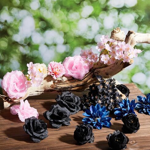 30 Pcs Wildflower Cake Decorations Baby in Bloom Cake Decorations Fake Wildflower Heads Pink Bow Topper for Women Birthday Wedding Bridal Baby Shower Party Picnic in Saudi Arabia