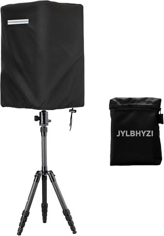 Speaker Cover for 12 Inch PA/DJ Powered Speaker Mounted on Stand, 2 Pack Outdoor Speaker Cover Heavy-duty 600D Oxford Fabric Waterproof, Dustproof, Anti-UV With Night White Reflective Strips,Black in Saudi Arabia