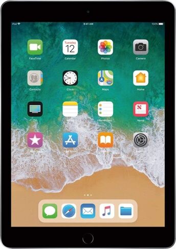 Apple iPad (5thGEneration) Wi-Fi, 128GB - Space Gray (Renewed) in Saudi Arabia