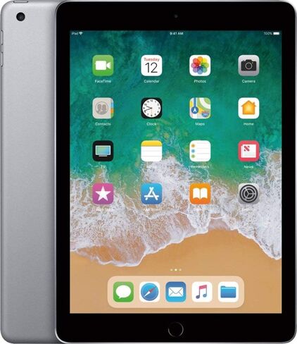 Apple iPad (5thGEneration) Wi-Fi, 128GB - Space Gray (Renewed) in Saudi Arabia