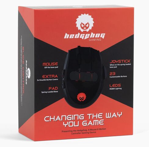 Hedgehog MMO Gaming Mouse - 16 000 DPI - 23 Programmable Buttons - Switch to Joystick Mode with Spring-Loaded Base - PC, Mac, Ubuntu Linux in Saudi Arabia