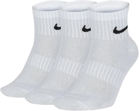 Nike Unisex Adult Everyday Cushioned Training Ankle Socks (3 Pairs) in Kuwait