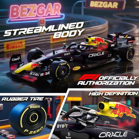 BEZGAR McLaren F1 Licensed 1:18 Remote Control Car - 2.4GHz RC Race Car with DIY Body Stickers - F1 Vehicle Toy for Kids & Enthusiasts 933 in Kuwait