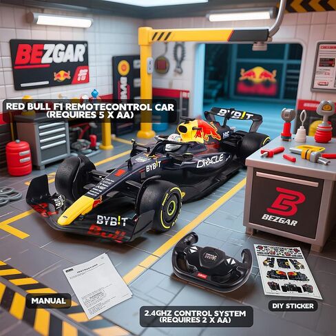 BEZGAR McLaren F1 Licensed 1:18 Remote Control Car - 2.4GHz RC Race Car with DIY Body Stickers - F1 Vehicle Toy for Kids & Enthusiasts 933 in Kuwait