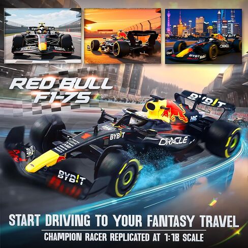 BEZGAR McLaren F1 Licensed 1:18 Remote Control Car - 2.4GHz RC Race Car with DIY Body Stickers - F1 Vehicle Toy for Kids & Enthusiasts 933 in Kuwait