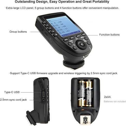 Godox TT600 GN60 2.4G 1/8000s Camera Flash Speedlite, 230 Full Power Flashes, 0.1-2.6s Recycle Time, Compatible for Canon, Nikon, Pentax, Olympus and Other DSLR Cameras with Standard Hotshoe & Filte in Saudi Arabia