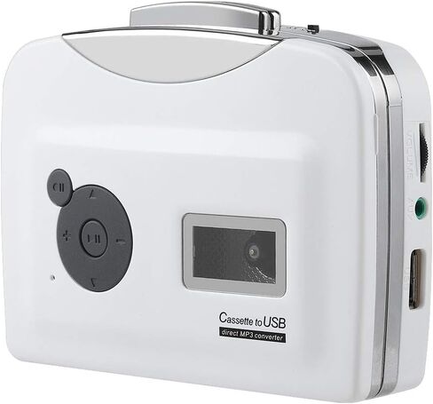 Cassette to MP3 Converter,Portable Tape Player Captures MP3 Audio Music via USB, Music Player Suitable for Laptops and Computers in Saudi Arabia