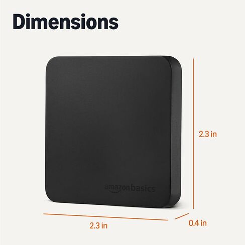 محرك أقراص SSD خارجي محمول من Amazon Basics، محرك أقراص الحالة الصلبة الخارجي 1 تيرابايت، سرعات تصل إلى 2000 ميجابايت/ثانية، USB 3.2 الجيل الثاني، IP65 مقاوم للماء والغبار، أسود in Kuwait