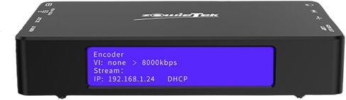 زويتيك مشفر/فك تشفير فيديو HDMI 4K، محول/مشغل NDI|HX3، التقاط وتسجيل فيديو مرور، SRT/RTMP(S)/RTSP، بث مباشر الى يوتيوب فيسبوك لوحدة التحكم مثل Xbox وPS4/5 in Kuwait
