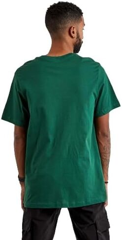 Nike Sportswear Men's Swoosh Logo T Shirt (White/Navy/Orange, X-Large) in Saudi Arabia
