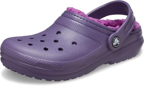 Crocs Unisex Kid Classic Lined Clog (Toddler) Nightshade 9 Toddler Medium in Saudi Arabia