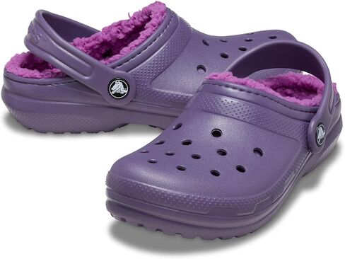 Crocs Unisex Kid Classic Lined Clog (Toddler) Nightshade 9 Toddler Medium in Saudi Arabia
