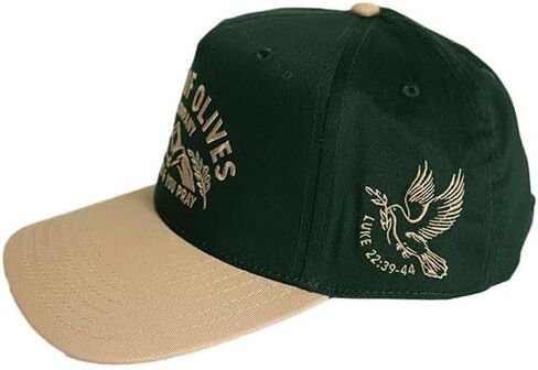 777 Never Luck Always God Christian Trucker Hat, Vintage Two-Tone Style Black/Beige, Adjustable Snapback, One Size Fits Most, Women Men Baseball Caps, Faith Based Hat Company in Saudi Arabia