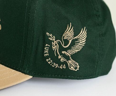 777 Never Luck Always God Christian Trucker Hat, Vintage Two-Tone Style Black/Beige, Adjustable Snapback, One Size Fits Most, Women Men Baseball Caps, Faith Based Hat Company in Saudi Arabia