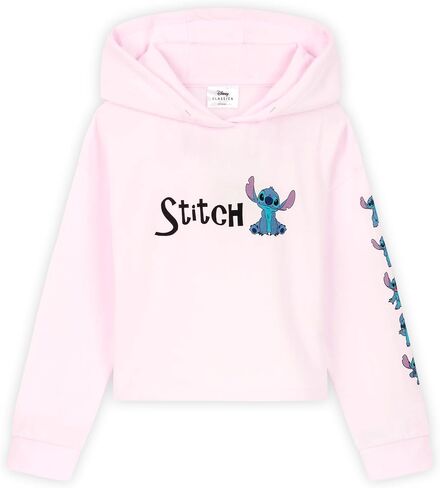 Disney Stitch Hoodie for Girls and Teens Comfy Cropped Top Cute Clothes for Kids in Saudi Arabia