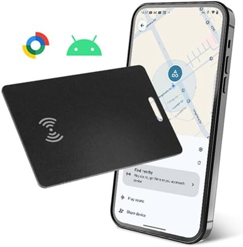 بطاقة تعقب محفظة Android، البطاقة الذكية (Android فقط)، الباحث عن محفظة GPS، بطاقة تتبع Airtag، متوافقة مع تطبيق Google Find Hub in Kuwait