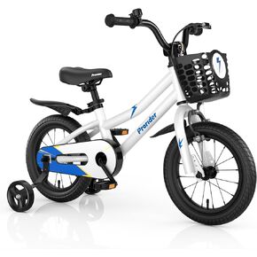 BABY JOY Kids Bike, 12 14 16 18 Inch Children Bikes for Boys Girls Age 3-8 Years w/Training Wheels, Handbrake, Coaster Brake & Removable Basket, Kids Bicycle of Multiple Colors in Saudi Arabia