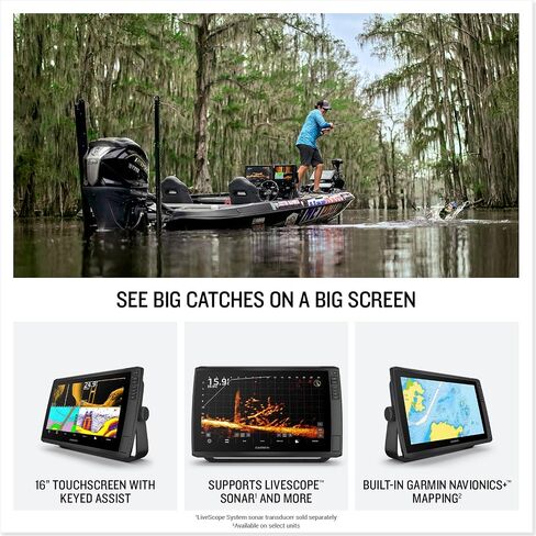 Garmin® ECHOMAP™ Ultra 2 16" Chartplotter with Garmin® Navionics+™ Maps for U.S./Canada Inland, Coastal and Offshore, 166sv Without transducer in Saudi Arabia