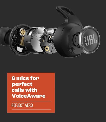 JBL Reflect Aero TWS (White) and InfinityLab InstantStation Wireless Stand 33W PD USB-C and USB-A Compact Fast Charging Wireless Charger (White) in Saudi Arabia