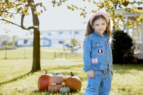 Disney Junior Girls Denim Jacket Toddler to Big Kid Sizes (2T - 14-16) in Saudi Arabia