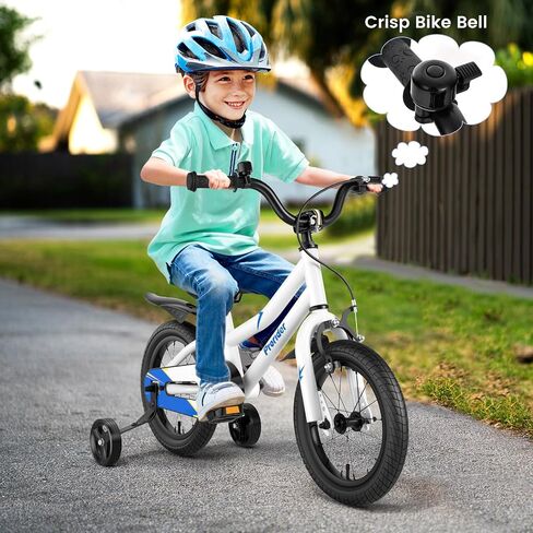 BABY JOY Kids Bike, 12 14 16 18 Inch Children Bikes for Boys Girls Age 3-8 Years w/Training Wheels, Handbrake, Coaster Brake & Removable Basket, Kids Bicycle of Multiple Colors in Saudi Arabia