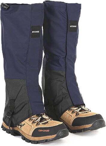 Winter Snow Gaiters for Hiking - Waterproof Ankle Covers for Snow Trekking, Skiing - Universal Fit Men Women in Kuwait