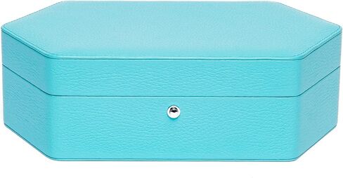 علاقة ، مربع مراقبة الأنيق Portobello ، جلود خضراء غابة حبيبية متميزة ، إغلاق زر الضغط in Kuwait