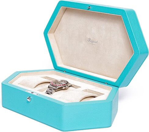 علاقة ، مربع مراقبة الأنيق Portobello ، جلود خضراء غابة حبيبية متميزة ، إغلاق زر الضغط in Kuwait