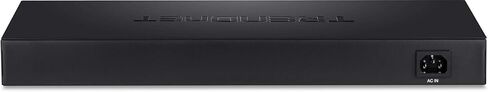 TRENDnet 18-Port Gigabit PoE+ Switch, 16 x 30W PoE+ Ports, 2 Gigabit SFP Slots, 240W PoE Budget, 36Gbps Switching Capacity, 1U 19" Rack Mountable, Lifetime Protection, Black, TPE-TG182 in Saudi Arabia