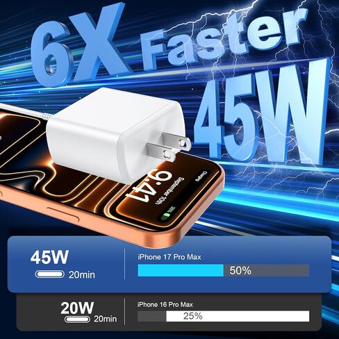 Samsung 45W USB-C Super Fast Charging Cord Cable Type C Wall Charger Android Phone Charger Block for Samsung Galaxy S23 Ultra/S23/S23+/S22/S22 Ultra/S22+/Note 10/20/S20/S21, Galaxy Tab S7+/S8+,2Pack in Saudi Arabia