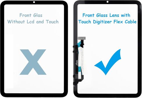 شاشة لمس زجاجية أمامية (بدون شاشة LCD) متوافقة مع iPad mini 6 6th 2021 A2567 A2568 A2569 8.3 بوصة مع الأدوات in Saudi Arabia