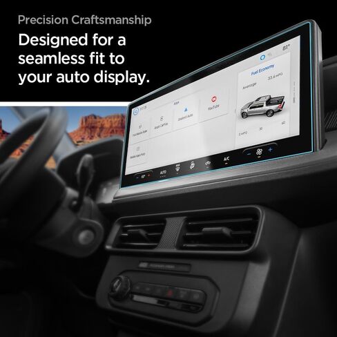 Spigen Tempered Glass Screen Protector [GlasTR Slim] designed for Ford Maverick (2025) 13.2 inch Dashboard Touchscreen - Matte/Anti Finger Print in Saudi Arabia
