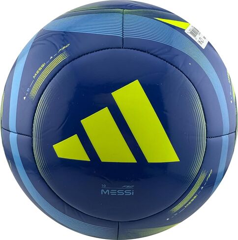 adidas Unisex-Adult Messi Club Soccer Ball, Team Royal Blue/Semi Blue Burst/Solar Yellow, 5 in Saudi Arabia