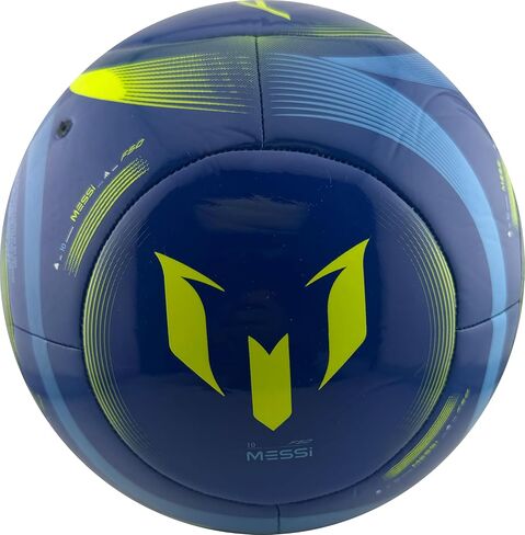 adidas Unisex-Adult Messi Club Soccer Ball, Team Royal Blue/Semi Blue Burst/Solar Yellow, 5 in Saudi Arabia