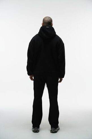 ANANKE DESTINY Polar Fleece Hoodie for Men – Heavyweight Black Pullover Fleece Hoodie with Hood & Pockets in Saudi Arabia