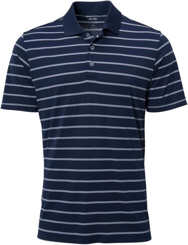 قميص بولو للرجال من adidas Golf Puremotion ذو لونين مخطط، أحمر، L in Kuwait