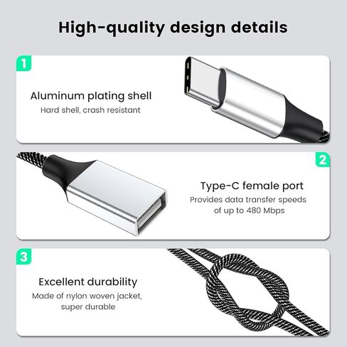 (2 عبوات) USB Splitter Hub 4-Port ، محول USB 2.0 متعدد المنافذ لشحن ونقل البيانات ، متوافق مع الكمبيوتر المحمول ، الكمبيوتر ، الطابعة ، قرص U ، لوحة المفاتيح ، التلفزيون ، Tesla Model 3 in Kuwait